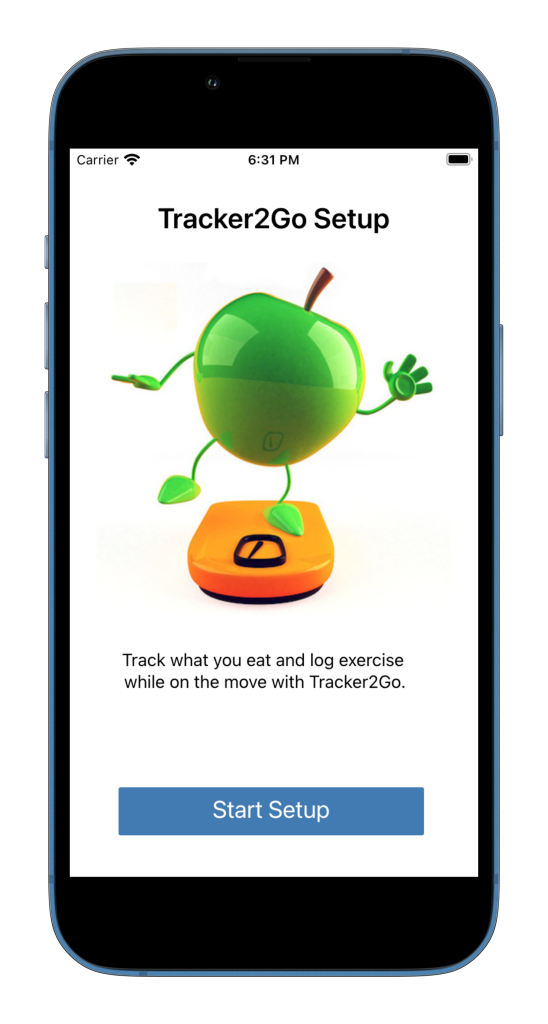 Tracker2Go Diet App Setup