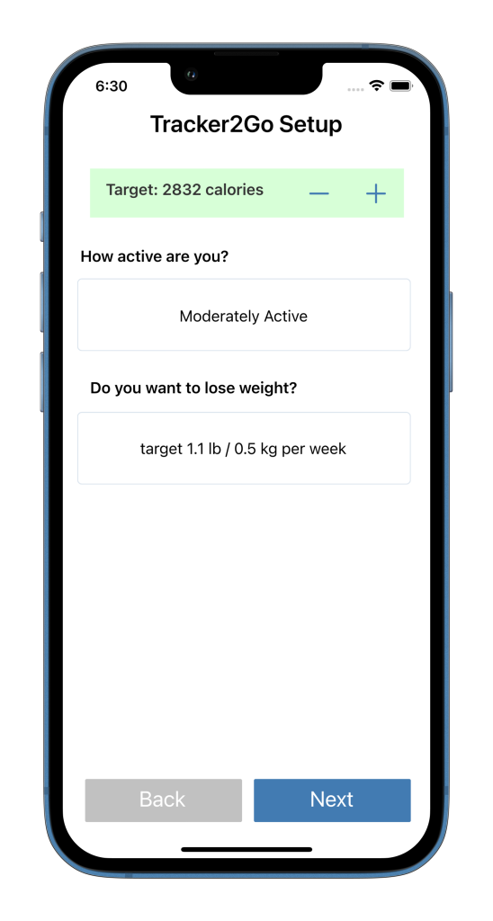 Activity level and weight loss